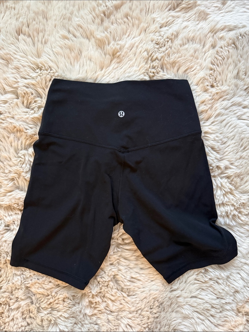 lululemon athletica Black High-Rise Bike Shorts